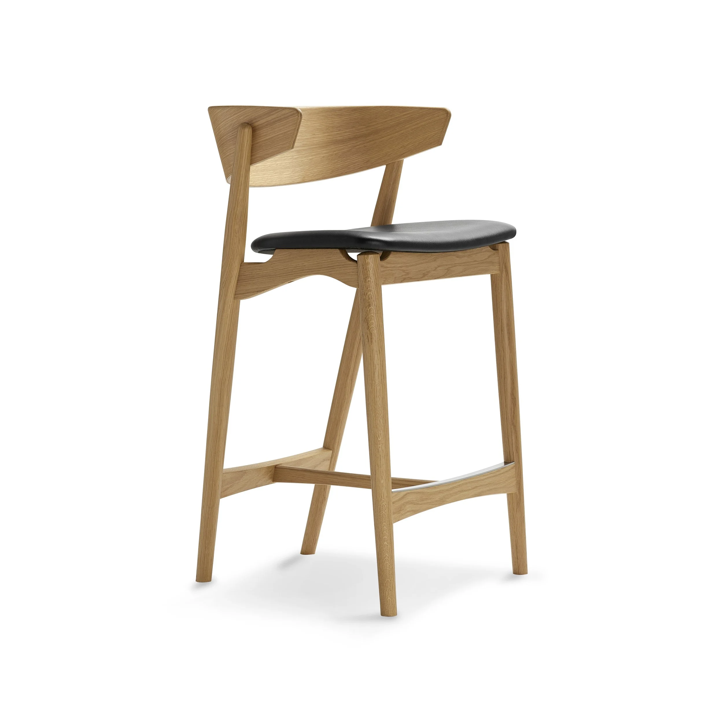 Sibast No 7 Bar Chair | Danish Modern Bar Stool by Helge Sibast